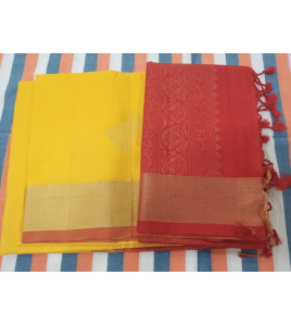 SOFT SILK SAREE WITH BLOUSE