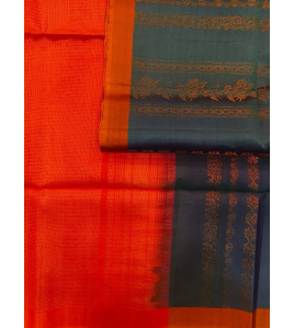 SOFT SILK SAREE WITH BLOUSE