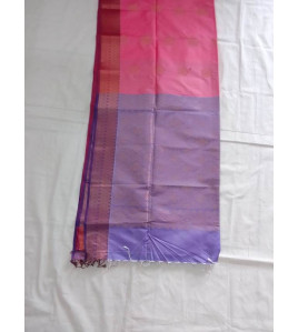 PL Polyester Big Butta Softee saree Jacquard