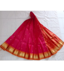 THIRUBHUVANAM HF ZARI SILK SAREE 550 MTS