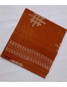 PL COTTON SAREES WITH WAX DOT PRINT DESIGNS