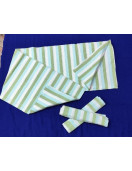 BEDSHEET STRIPE 60X90 2 PILLOW COVER