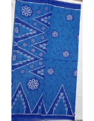 60s PRINTED COTTON SAREE