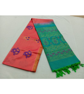 SOFT SILK SAREE WITH BLOUSE