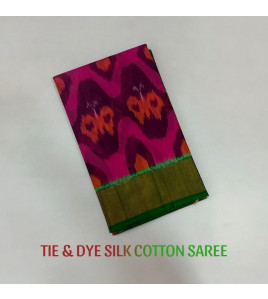 COTTON X KORA SILK TIE DYE SAREES CHINNLAPATTI