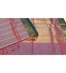 PMK 1000 BUTTA SILK COT SAREES