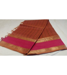 PMK 1000 BUTTA SILK COT SAREES