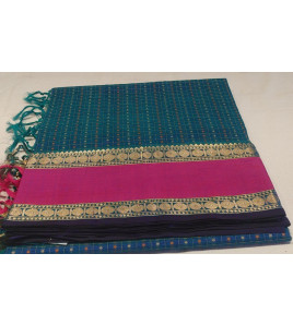 PMK 1000 BUTTA SILK COT SAREES