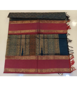 PMK 1000 BUTTA SILK COT SAREES