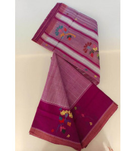 SAREES TIRUNELVELI RAYONxCOTTON Mix CHEDI BUTTA 550 cms SLNC