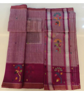 SAREES TIRUNELVELI RAYONxCOTTON Mix CHEDI BUTTA 550 cms SLNC
