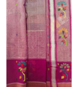 SAREES TIRUNELVELI RAYONxCOTTON Mix CHEDI BUTTA 550 cms SLNC