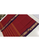 60S COTTON SAREE WITH HF ZARI BORDER