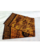 PL COTTON SAREES WITH SOLID WAX CRACK DESIGNS