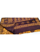 PL COTTON SAREES WITH SOLID WAX CRACK DESIGNS