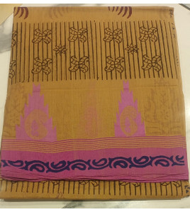 SALEM BLOCK PRINT COTTON SAREES