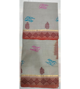 SALEM BLOCK PRINT COTTON SAREES