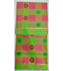 SALEM BLOCK PRINT COTTON SAREES