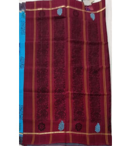 SALEM BLOCK PRINT COTTON SAREES