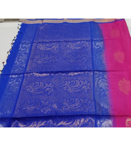 SOFT SILK SAREE WITH BLOUSE