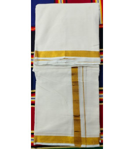 PL POLYESTER VISCOSE X COTTON DHOTHY 10X6