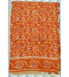 KALAMKARI PRINTED COTTON SAREE