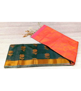 PL Polyester Big Butta Softee saree Jacquard