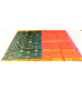 PL Polyester Big Butta Softee saree Jacquard