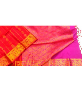 PL Polyester Big Butta Softee saree Jacquard