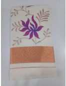 PL KERALA EMBROIDERY SAREE