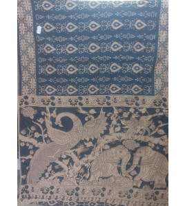 KALAMKARI PRINTED COTTON SAREE