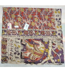 KALAMKARI PRINTED COTTON SAREE