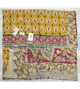 KALAMKARI PRINTED COTTON SAREE