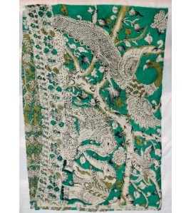KALAMKARI PRINTED COTTON SAREE