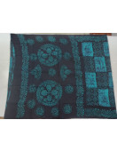PL COTTON SAREES WITH SOLID WAX CRACK DESIGNS