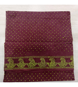 PL COTTON SAREES WITH WAX DOT PRINT DESIGNS
