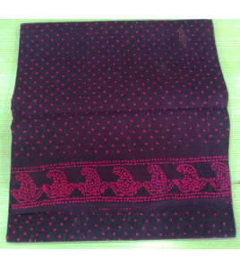 PL COTTON SAREES WITH WAX DOT PRINT DESIGNS