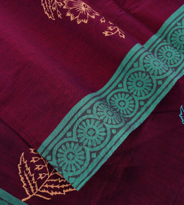 SALEM BLOCK PRINT COTTON SAREES