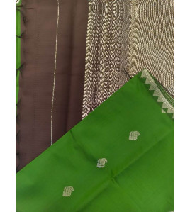 PL Salem Silk Finish Border Saree
