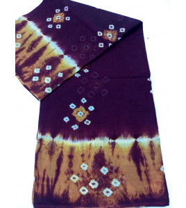 PL COTTON SAREES WITH WAX DOT PRINT DESIGNS