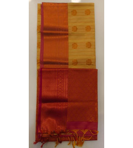 PL Polyester Big Butta Softee saree Jacquard