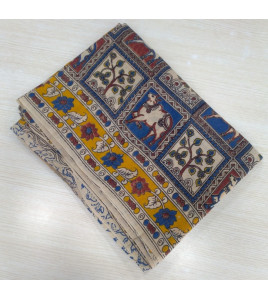 KALAMKARI PRINTED COTTON SAREE