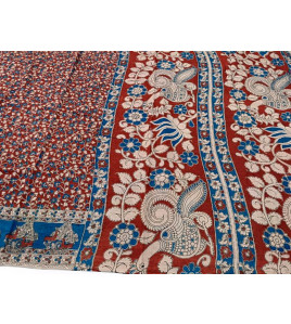 KALAMKARI PRINTED COTTON SAREE