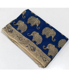 KALAMKARI PRINTED COTTON SAREE