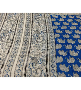 KALAMKARI PRINTED COTTON SAREE