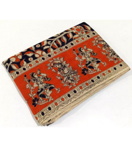 KALAMKARI PRINTED COTTON SAREE