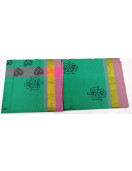 PL Salem Sarees Hand Block Printed Saree