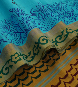 SALEM BLOCK PRINT COTTON SAREES
