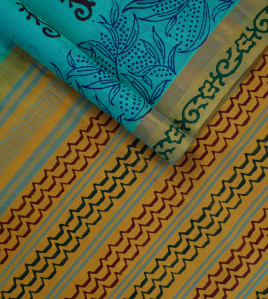 SALEM BLOCK PRINT COTTON SAREES