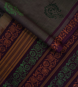 SALEM BLOCK PRINT COTTON SAREES